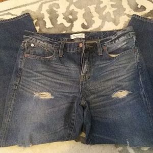 Madewell boyjean size 29